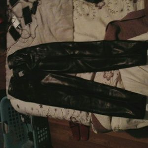 Jean Claude Jitrois Lambskin Leather Pants